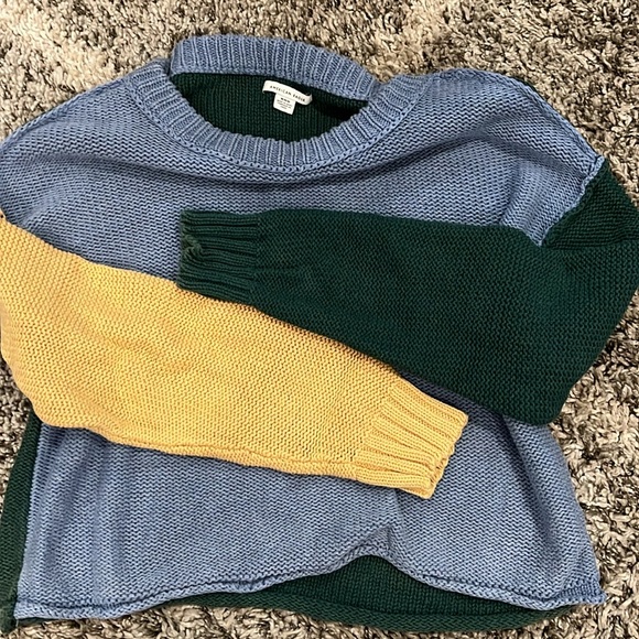American Eagle Colorblock Sweater womens size medium - Picture 4 of 6